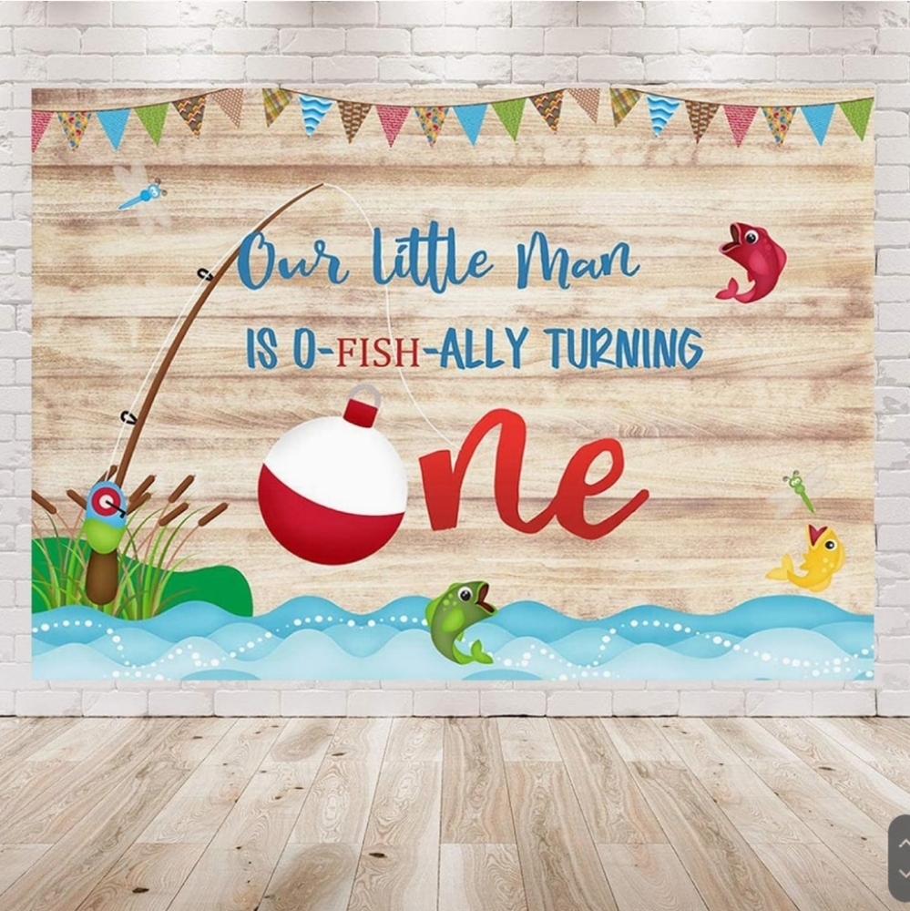 Baby's 1st Birthday Backdrop & Net Bundle 82.5" X 5 FT